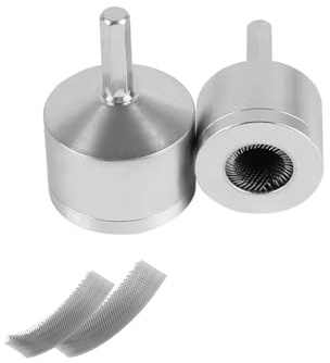 Copper pipe cleaning brush accessory replacement, 2-piece, 22 mm and 15 mm, universal rust removal cleaner for electric drill, electric polishing tool, brush pile head wire brush