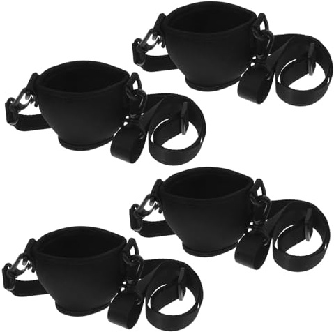 JECOMPRIS 4juegos Correas Portavasos Ajustables Soporte Aislante para Copas De Vino Cinturón Cuello para Fiestas