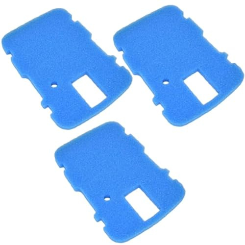kychenBase CUF-2511 / CUF-5011 / CUF-6011 Mousse filtrante Bassin – Mousse filtrante pour Filtre Bassin, Médias filtrants de Remplacement (Lot de 3)