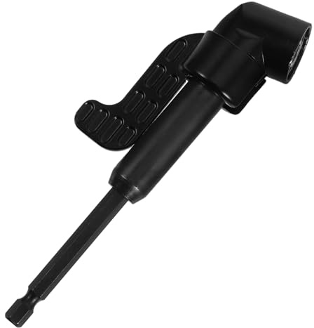 Beaupretty Right Angle Drill Adapter Turn Extension Bit Holder with Quick Connect Shank for Electric Drills Attachment for Tight Corners and Reach Screws