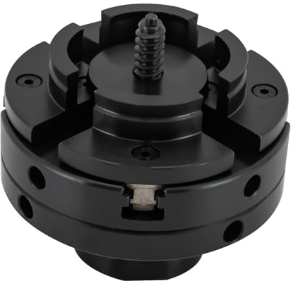 Selbstzentrierendes Futterset Drehbank Futter 4-Backen Spannfutter M33 Konverter 4 Zoll aus Stahl (M33 auf M18)