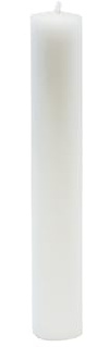 Cereria Di Giorgio - Candela Cilindrica - Diametro 7 cm Altezza 30 cm - Colore Bianco Cloud - Lunga durata