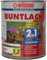 Wilckens 2in1 Acryl Buntlack für Innen und Außen, glänzend, 750 ml, RAL 5010 Enzianblau