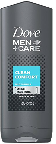 Dove Men + Care Body & Face Wash, Clean Comfort 13.50 oz (Pack of 2)