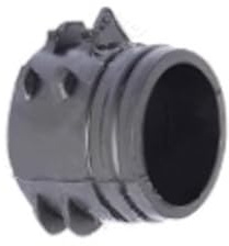 CONNETTORE IN GOMMA MANICOTTO INTERCOOLER TUBO TURBO ARIA COMPATIBILE CON FORD FOCUS II, C-MAX 1.6 TDI, VOLVO C30, S40, V50 1.6 D 1673571 7M519A673EJ 7M519A673EA 7M519A673EB 31292488 72100865