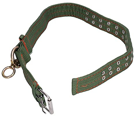 Entatial Rinderhalsband, Kuhhalsband, zweireihiges Lochdesign, tragbar und leicht für die Viehversorgung(Mittel)