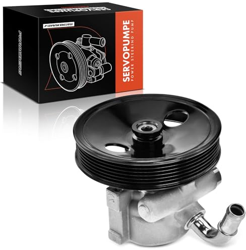 Frankberg Servopumpe Hydraulikpumpe Lenkung Mit Riemenscheibe Kompatibel mit S40 I 644 VS 1.6L-2.0L Benzin 1994-2004 V40 Kombi 645 VW 1.6L-2.0L Benzin 1994-2004 Replace# 8252308