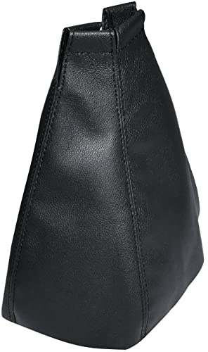 Aerzetix - C58489 - Cuffia soffietto per leva del cambio - compatibile con Hyundai Santa Fe 1 dal 2001 al 2006 - colore: nero - in pelle sintetica