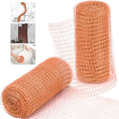 Copper Mesh Slug Repellent Uk, 5×30Feet Pure Copper Mesh, Copper Wire for Slugs, Copper Wire for Gardening Prevents The Intrusion of Snails, Slugs, Rodents, and Birds