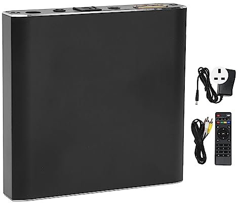 Reproductor multimedia 4K, reproductor multimedia digital para unidades USB y tarjetas microSD, UHD 30 fps, video, imagen, música, mini interfaz multimedia HD, bucle de reproducción automática