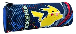 MyBagStory - Astuccio Pokemon Garcon - Blu - Bambino - Scuole - Primaria - Idea Regalo - 23,4 cm, Pokémon - Astuccio blu, Enfant