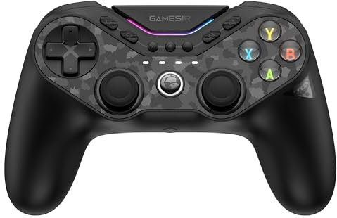 GameSir Mando inalámbrico Tarantula Pro para PC/Switch/Android/IOS, mando Bluetooth Mag-Res TMR Stick, botón frontal intercambiable, 9 botones asignables,Turbo, MFi, Steam