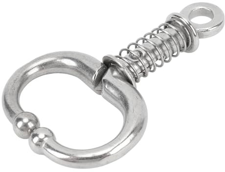 Rinder-Nasenzange, Rinder-Nasenring, Metall, Edelstahl, Kuh-Nasenzange, Automatische Kuh-Feder-Nasenzange, Rinder-Nasenklemme, Nutztiere, Edelstahl, Rinder-Nasenklemme (Klein)