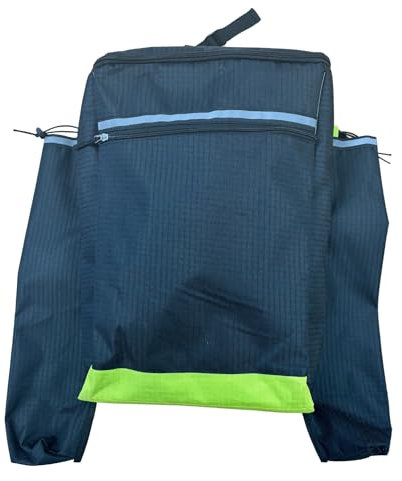 Millercare Wheelchair Bag - Durable Mobility Scooter Bag with Walking Stick Holder - Wheelchair Storage Bag for Easy Access - Versatile Crutch Bag for Wheelchairs & Mobility Scooters | Black