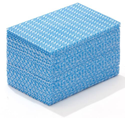 Peachicha Disposable Cleaning Cloths Reusable J Cloths Blue Jay Cloth All Purpose Cloths Dish Cloths Dish Towel For Kitchen, Absorbent Thick Durable And Dry Fast,Pack Of 100 Pcs