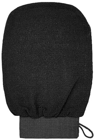 Shower Gloves | Temple Spring Glove | Self Tanner Remover Gloves | Fiber Viscose Mitts | Flexible Exfoliator Tool to Cleanse Dead or Dry Skin for Dead Skin And Fake Tan Removal