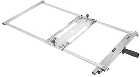 Stainless Steel Circular Saw Edge Guide Circular Saw Trimmer Woodworking Positioning Tools Cutting Board Tools Portable Table Saw Fence Rail Cutting Positioner Edge Track for Woodworking Operations