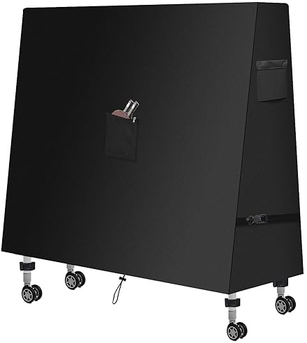 Aurorvix Premium Tischtennis Abdeckung wasserdichte Tischtennisplatte für Outdoor und Indoor,Schutzhülle Wasserdicht UV Beständig Hülle für Tischtennisplatten Ping Pong Tisch 165 x 70 x 185 cm