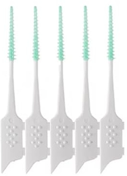 Interdentalborstar och tandtrådspinnar, Interdentalborstetandverktyg Paket med 20 st