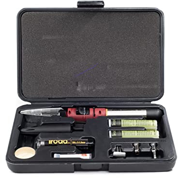 Iroda Solderpro 150 Cordless Refillable Butane Soldering Iron And Torch Kit