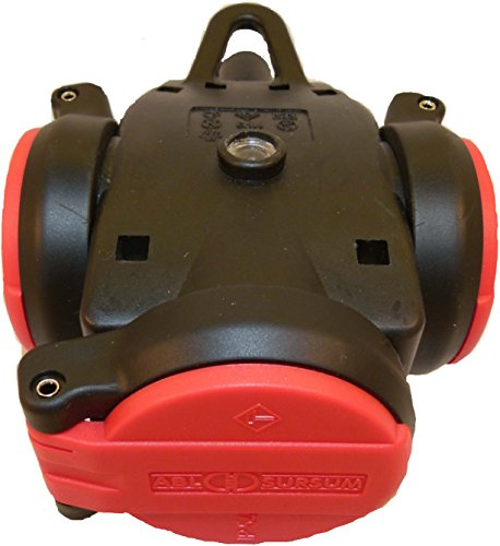 ABL SURSUM 1173543 Kupplung VG 3-Fach,IP44,sw/rt250V, mit selbstschl. Klappd
