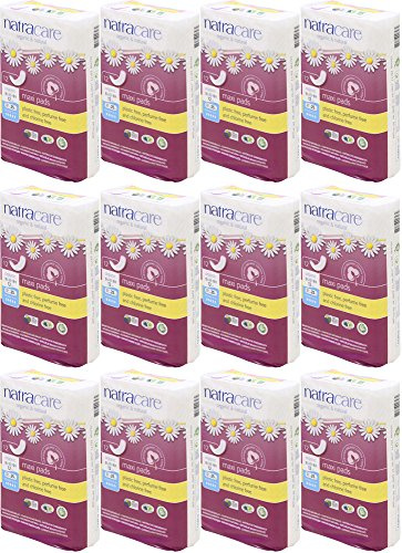 Natracare Natural Pads Super – 12 Packungen mit je 12 Stück, insgesamt 144 Pads (144 Stück)