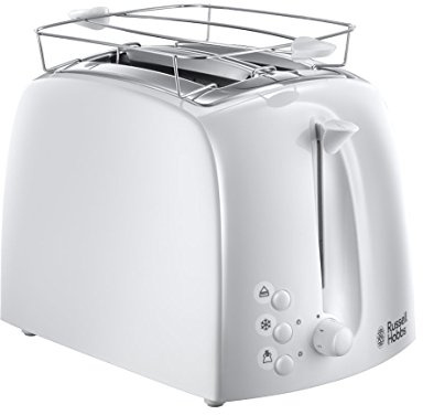 Russell Hobbs 21640-56 Toaster Textures white-21640-56, Polyester Plastic, 850 W, White
