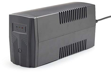 Energenie Gembird CE Ups B850 Ups con Led Indicador De Estado, 850 Va, Negro