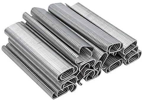 M.Z.A 2500pcs Nail Hog Ring Pliers C-Type Clip Installation Equipment Tool Automatic Fencing Pliers for Chicken Rabbit Pet cage Seal Bag Car Cushion Repairing Tools (2500pcs Nail)