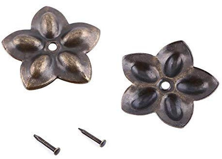HEEPDD Clavos para tapicería, 100 piezas de chinchetas decorativas de bronce, kit de clavos de 23 mm, surtido para puerta de zapatos de sofá