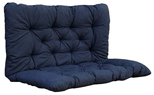 Ambientehome Coussin pour Banc - 100 x 98 x 8 cm - Gris Foncé