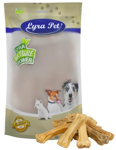Lyra Pet® 50 Kauknochen aus Rind ca. 10 cm / 38 g Kausnack für Hunde Belohnung