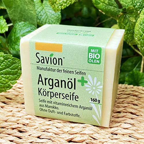 Savion Körperseife, Arganöl plus, 160g, 4er Pack