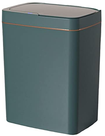 predolo Smart Mülleimer Berührungsloser Elektrischer Mülleimer für Badezimmer, Toilette, Schlafzimmer, Küche, Zuhause, 15L Grün