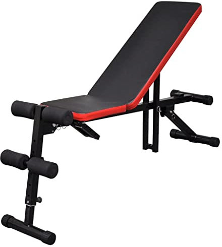 INLIFE Verstellbare Multifunktions-Trainingsbank,12.2kg,90641