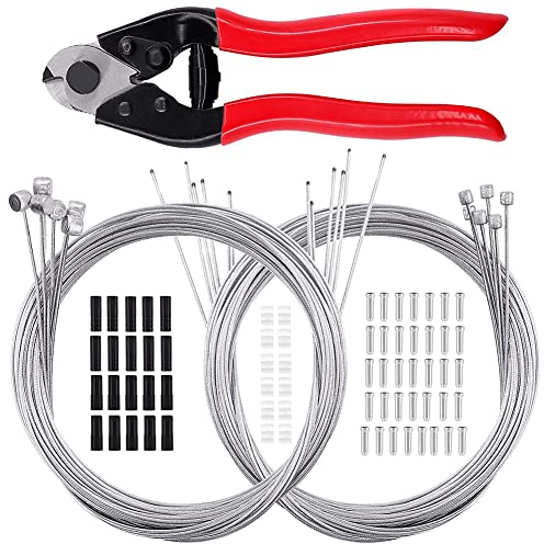 liovitor Fahrrad Mountainbike Bremse Kabel und Teile Set mit Kabel Fahrrad Bremse Kabel DräHte und GehäUse