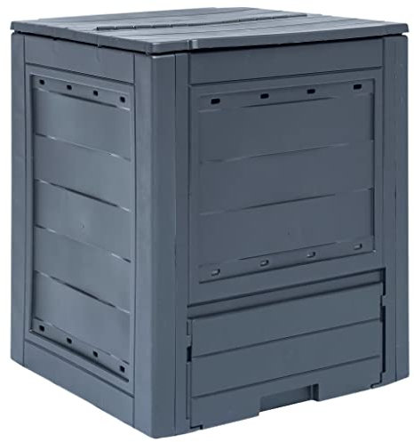 Home outdoor AltriGiardino Composter Grigio 60x60x73 cm 260 L