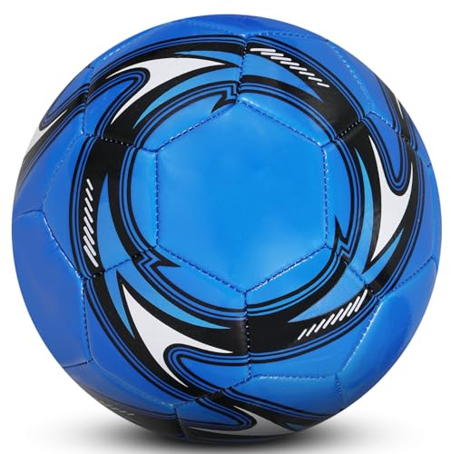 pwavum Fussball, Offizieller Fußball GrößE 5, Fussball Kinder Unisex, Indoor Outdoor fusball, Professioneller Training kinderfussball größe 5, Football Ball für Jugendliche und Erwachsene