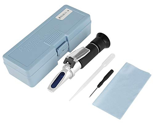 ANKROYU Salinometer, Refraktometer für den Salzgehalt von Lebensmitteln, hochpräzises Salz-Refraktometer, Salzgehalt-Testmessgerät für kulinarische, wissenschaftliche oder