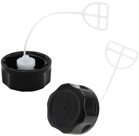 Monvify Tankdeckel für Trimmer und Freischneider 2 Stück, Kraftstofftank, Trimmer-Kraftstoff-Ersatzteile für Rasenmäher-Kraftstofftank, Rasenmäher, Kettensägenteil