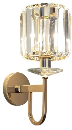 WQCSH Lampe Murale LED Économie d'énergie Efficace Lumières de nuit Moderne Simplicité Créativité Style Chambre à coucher Le Salon À côté du Canapé Le Couloir Salle d'étude Intérieur Cristal rond