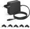 65W Chargeur Universel pour Ordinateur Portable Alimentation ASUS VivoBook ZenBook Notebook A52F A53E A53S A54C A55A A56C A56CA Len ovo IdeaPad Portable PC Adaptateur avec 5 connecteurs différents