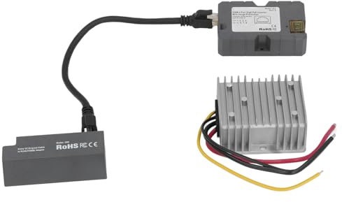 150W Disk Cable Adapter to RJ45 Cable Adapter Ethernet Cord with POE Injector for V2 Dish Internet Kit to Routers