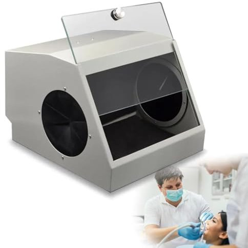 LHQYA Modular Blast Cabinet, Air Sandblasting Cabinet Sandblaster With Filter Device, 5500k LED Light Source, Dust Will Not Escape During Sandblasting