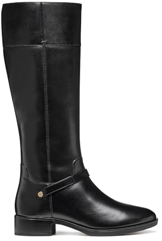 Geox Donne D Felicity Knee High Boot, nero, 39 EU, Nero, 39 EU