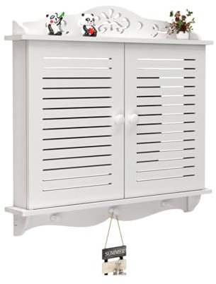 Boîte de distribution électrique blanche décorative murale pour intérieur/restaurant/compteur électrique - Peinture cachée - Idéal pour la protection de la maison - Couvercle de boîte d'interrupteur