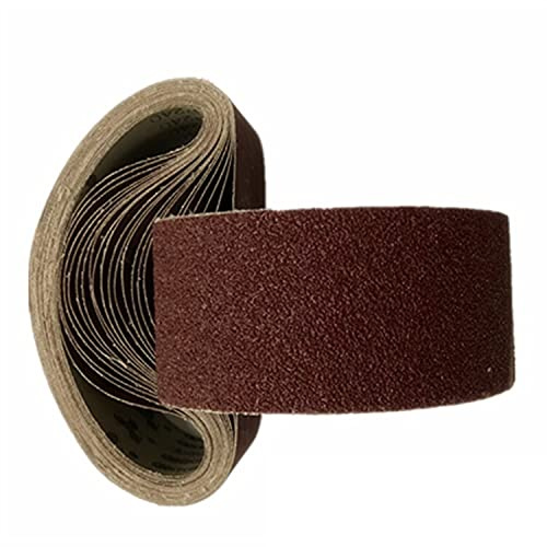 Lijadoras de banda, Cinta de tira de partículas de 40-1000 mm, 533 x 75 mm, banda abrasiva de óxido de aluminio, papel de lija(150#)