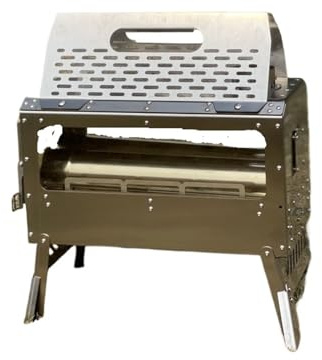 Camping Wood Stove 304 Stainless Steel Tent Heating Firewood Stove Foldable Portable Fire Wood Heater Camping Supplies