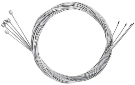 Câble Changement Vitesse 5 pièces 2M vtt câble de frein de vélo fil de frein de vélo de route ligne en acier inoxydable câble de changement de vitesse fil intérieur(5pcs Shifter Cable)