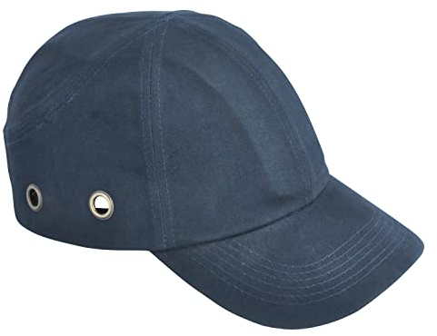Viwanda Classic Anstoßkappe/Schutzkappe/Sicherheitskappe mit ABS-Schale, dunkel Blau, Marineblau